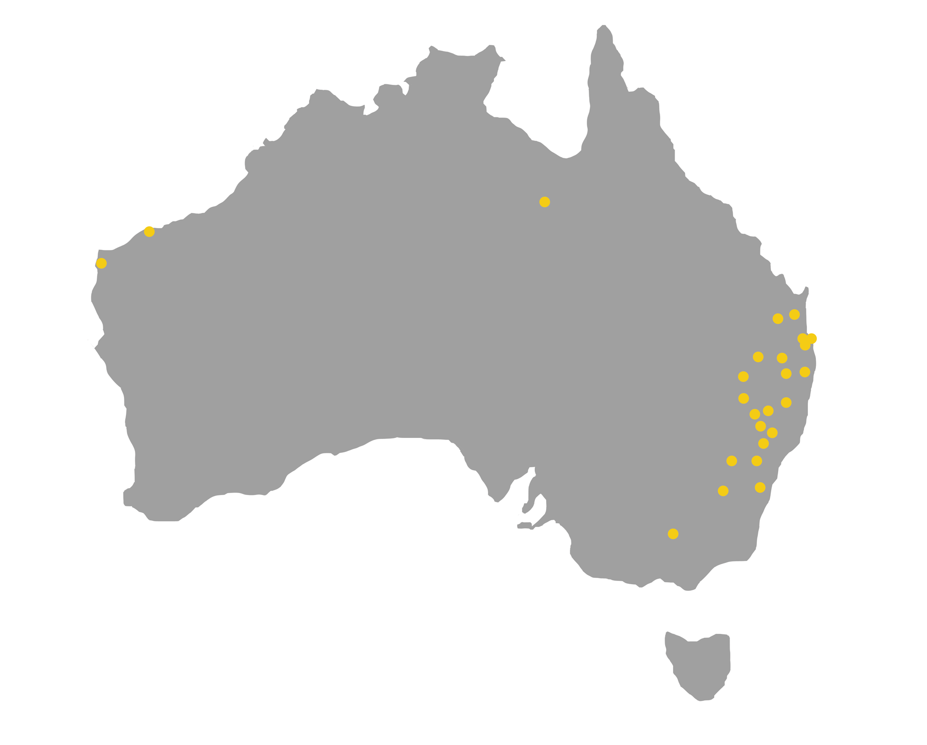 Australian Water Dispensing Customer Locations