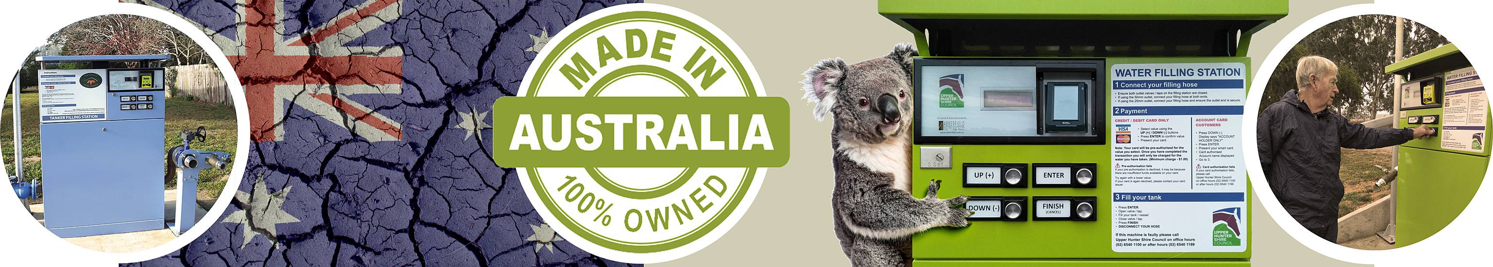 Website banner Australian owned and built 100 percent txt WEB